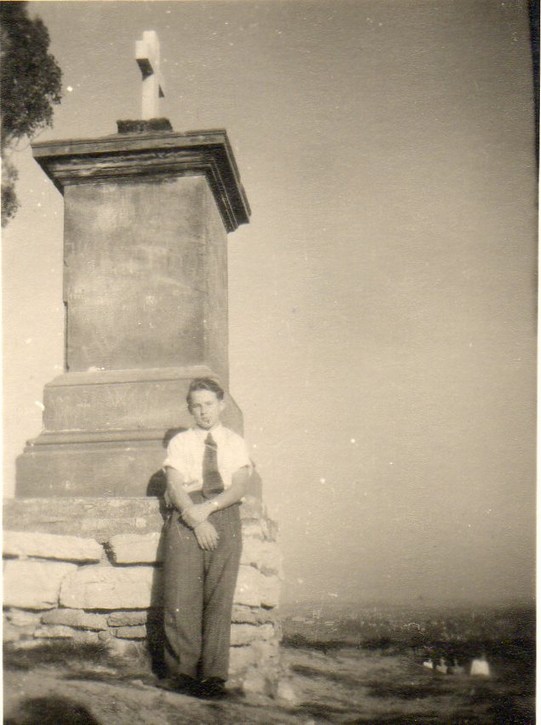 K-Heinz Schmidt am Napoleonstein 25.9.1949